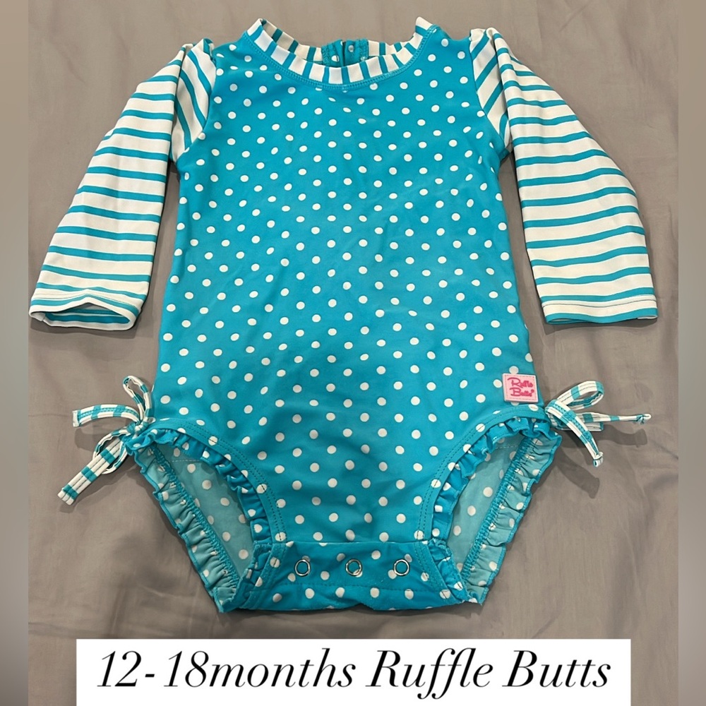 Ruffle butts swimsuit 12-18months